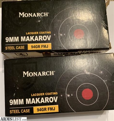 ARMSLIST - For Sale: 9mm Makarov Ammo