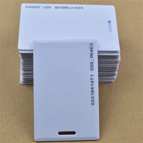 125KHz RFID Thick Card TK4100 ID Smart Card Proximity 1 8mm Card Access