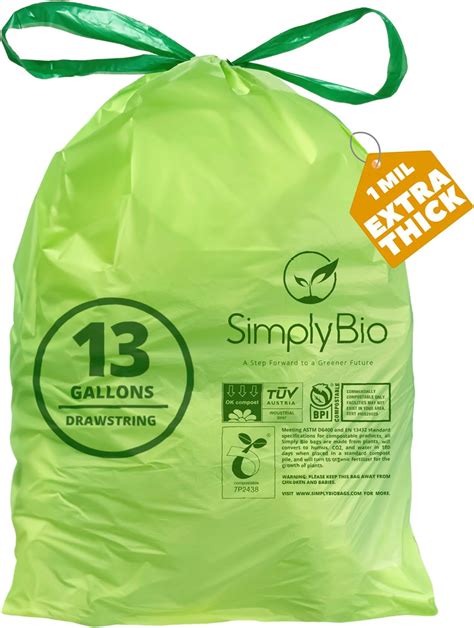 Amazon Primode Compostable Trash Bags Gallon Count Tall