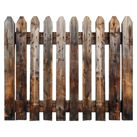 Wooden fence isolated on transparent background 42722093 PNG