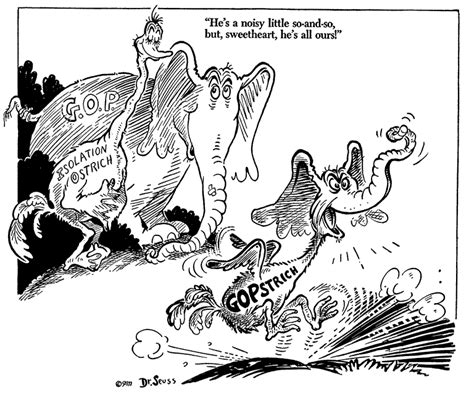 Dr Seuss Wwii Political Cartoons