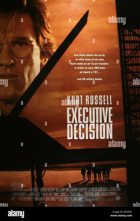 EXECUTIVE DECISION, U.S. poster, Kurt Russell, 1996. ©Warner Brothers ...