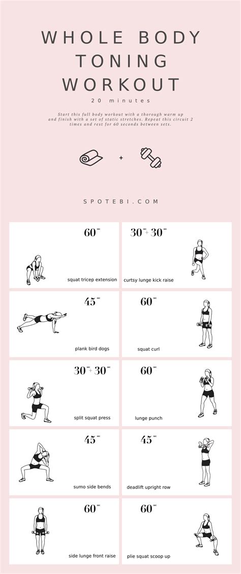 20 Minute Whole Body Toning Workout Artofit