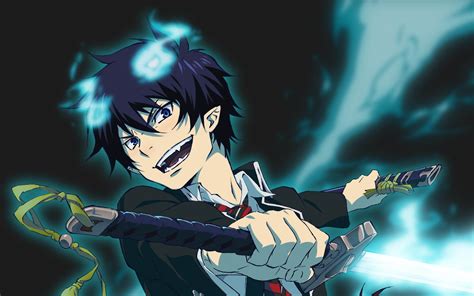 Okumura Rin Blue Anime Blue Exorcist HD Wallpaper Rare Gallery