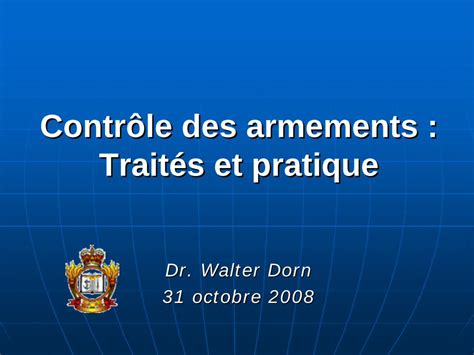 PDF Contrôle des armements Traités et pratiquewalterdorn net pdf