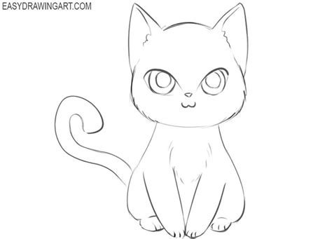 How to Draw an Anime Animal Easy | Anime animals, Class art projects ...