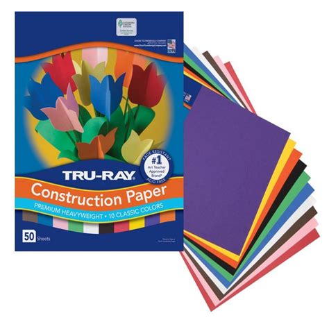 Pacon Tru Ray Construction Paper 12 X18 50 Pack 10 Classic Colors Jerry S Artarama