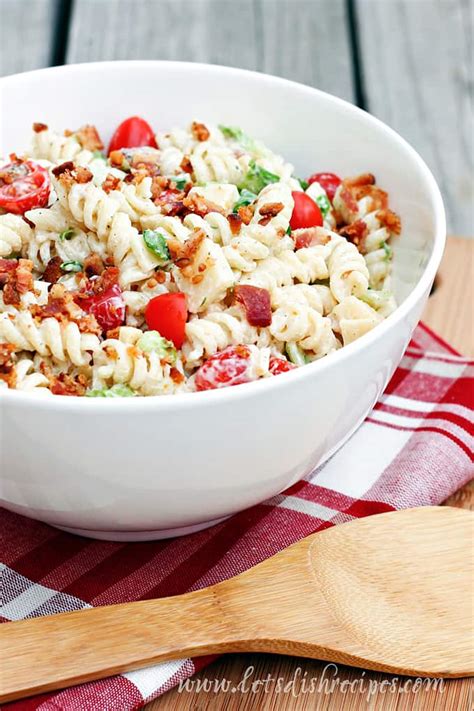 Ranch Blt Pasta Salad Lets Dish Recipes