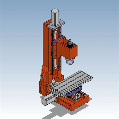 Homemade Diy Tabletop Cnc Vmc Milling Machine Cast Iron Framewood