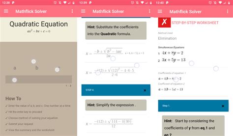 Math Equation Solver Equation Generator App On Amazon Appstore