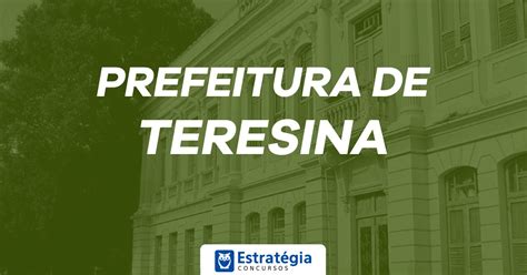 Concurso Prefeitura De Teresina Provas Novamente Suspensas