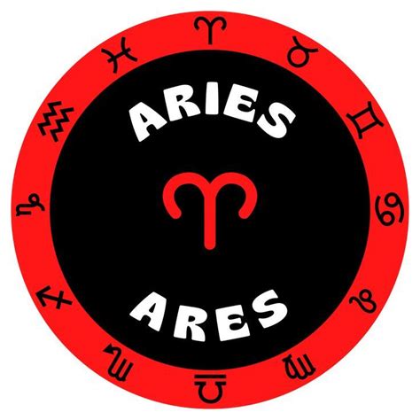 "Aries Zodiac Symbol Greek Mythology God Ares Horoscope " Sticker for Sale by OnyxMoonDesigns ...