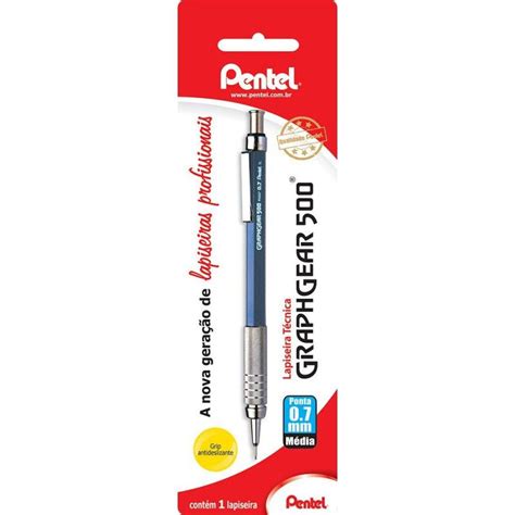 LAPISEIRA 0 7 GRAPHGEAR PENTEL BLISTER REF PG527 1 UNIDADE