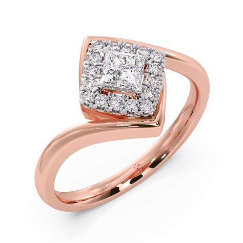 Buy Square Diamond Ring Designs Online in India | Candere by Kalyan ...