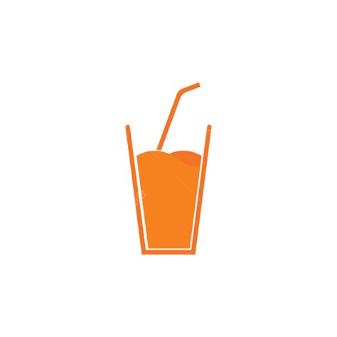 Icono De Logotipo De Jugo De Naranja Plantilla Vectorial Jugo De