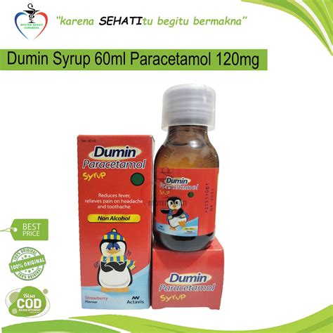 Jual Dumin Sirup 60ml Obat Demam Penurun Panas Anak Shopee Indonesia