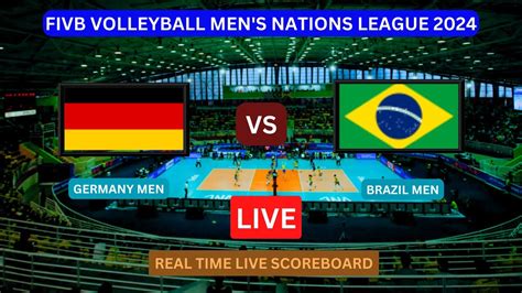 Brazil Vs Germany Live Score Update Today Match Fivb Volleyball