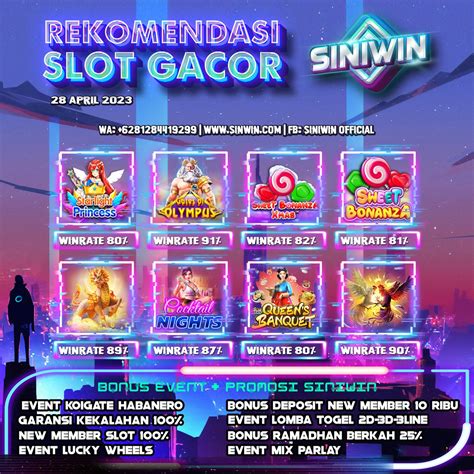 SiniWin Gacor On Twitter Update RTP Hari Ini Di SINIWIN Mainkan