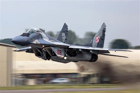 Mig Fulcrum Polish Air Force Fighter Aircraft Fighter