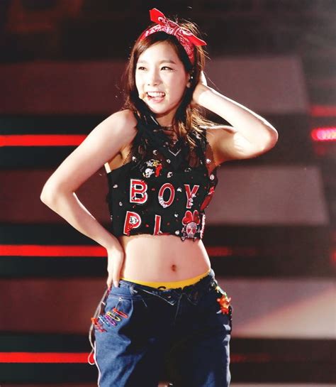 Snsd Taeyeon Igab Snsd Taeyeon Navel Crop Tops Women Fashion Moda