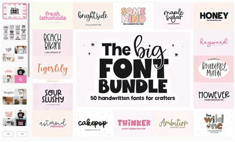 5 Font Bundles For Cricut 2025 Graphic Pie