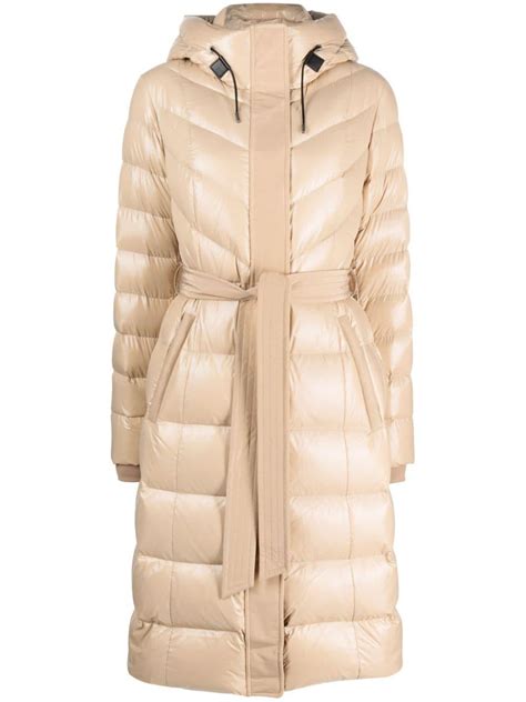 Mackage Coralia Hooded Puffer Coat In Natural Lyst