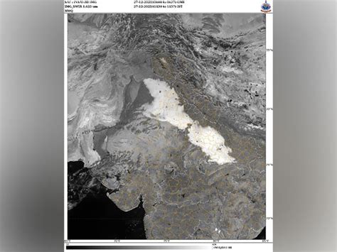 Imd Satellite Imagery Shows Dense Fog Blanket Over Northern India