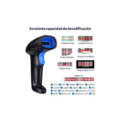 Ripley Lector Escaner AlÁmbrico De CÓdigo De Barras Usb Yhdaa 1d Laser