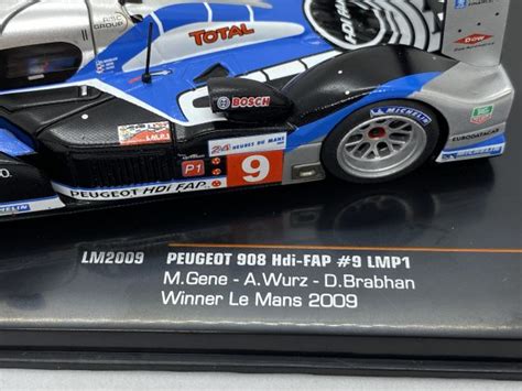 Ixo Lm Peugeot Hdi Fap Winner Le Mans Gene Wurz Brabham