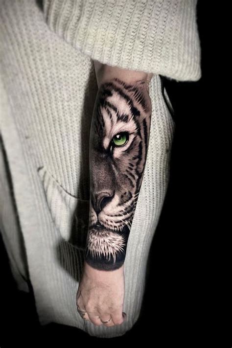 25 Tiger Tattoo on Forearm Ideas: Roaring into Style