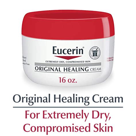 Eucerin Original Healing Cream Body Cream For Dry Skin 16 Oz Jar