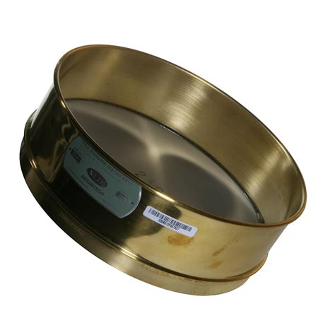 Advantech Brass Test Sieves 8 Diameter 230 Mesh Half Height