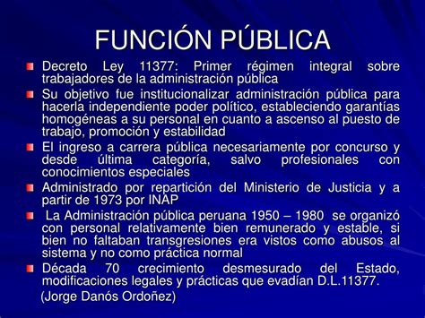 PPT SEGUNDA UNIDAD LA FUNCION PUBLICA Y EL ACTO ADMINISTRATIVO