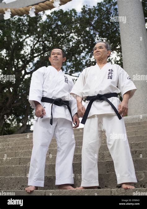 Hirokazu Matsuda, Shihan 7th-dan (left) & father Yoshimasa Matsuda ...