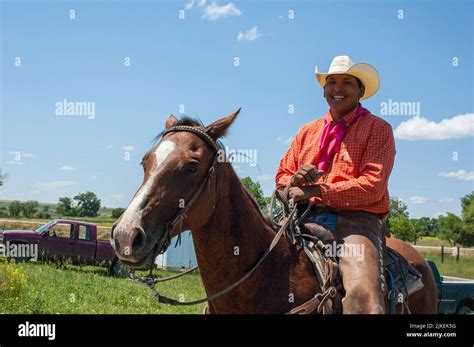 On the Crow Indian Reservation, Crow Agency Montana Stock Photo - Alamy