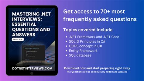 Mastering Net Interviews Essential Questions And Answers