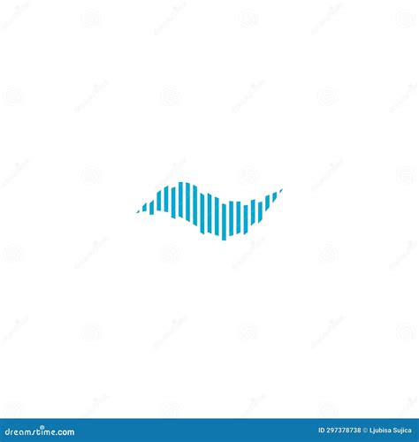 Wave Logo Isolated on White Background Stock Illustration - Illustration of ocean, liquid: 297378738