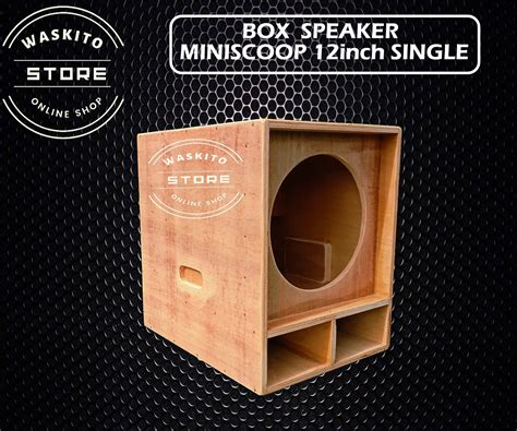 Box Speaker Miniscoop 12 Inch Single Lazada Indonesia