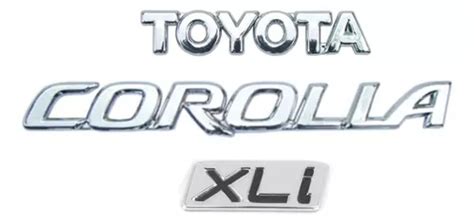 Emblemas Corolla Xli E Toyota 2003 2004 2005 2006 2007 2008 Frete grátis