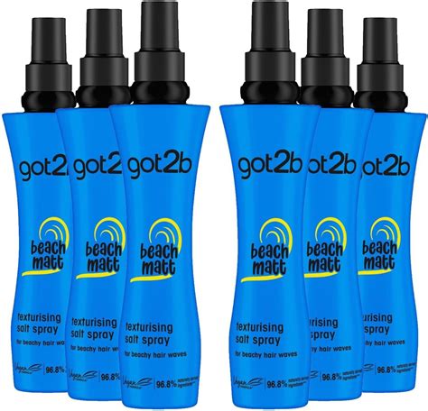 Schwarzkopf Got2b Beach Matt Salt Spray Medium Hold For Texturising