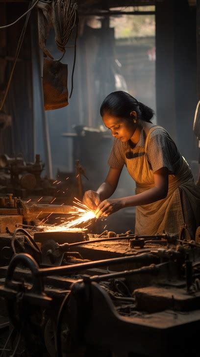 Free Crafting With Sparks Image - Craftswoman, Sparks, Welding ...