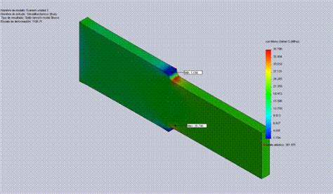 Cálculo del factor de Concentración de esfuerzos utilizando SOLIDWORKS