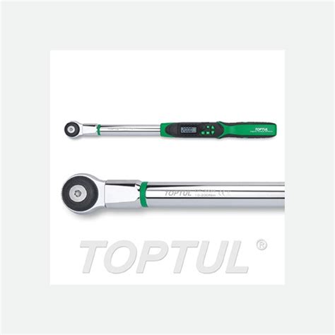 Toptul Digital Torque Wrench With Reversible Ratchet Insert Tool