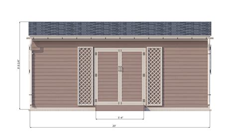 12x20 Lean To Garden Shed Plans Shedplans Org