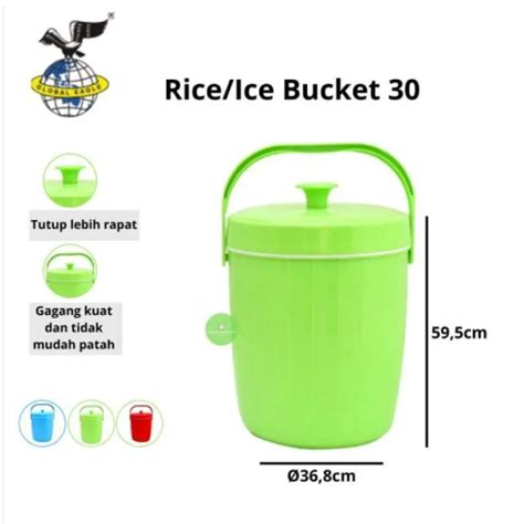 Jual Rice Bucket Liter Global Eagles Original Termos Es Batu