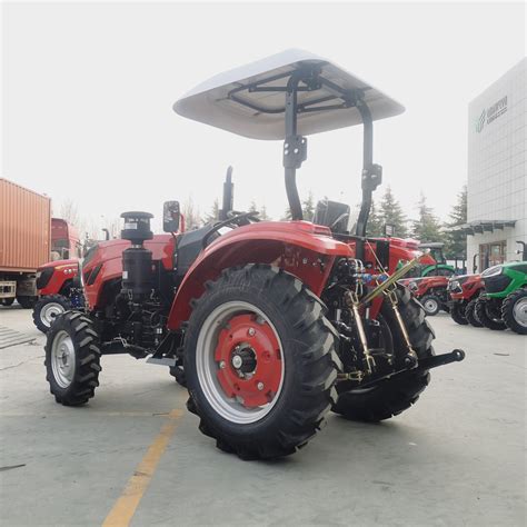 60HP Farm Tractor With Rotary Tiller Disc Harrow Lawn Mower High