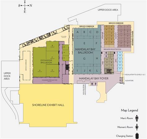 Mandalay Bay Convention Center - Map, Parking & Hotels, Las Vegas NV