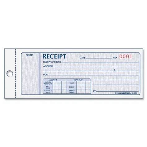 Receipts Books Printing Services At Rs 85 Piece In Chhindwara ID