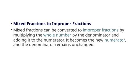 Fraction Definition Examples Typespptx