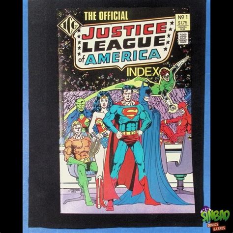 Official Justice League Of America Index 1 Comic Books Copper Age